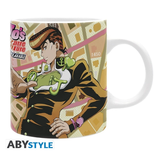 Morioh scheint eine sehr ruhige Stadt zu sein, bringt aber einige mächtige Standnutzer wie diesen Jojo's Bizarre Adventure Tasse zusammen!